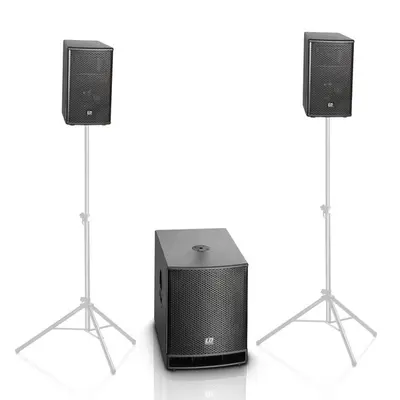 Pack de sonorisation complet avec enceintes et caisson de basses